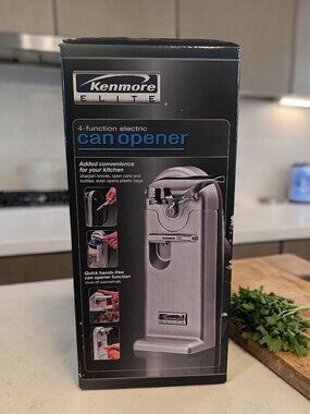 Kenmore Elite Electric Can Opener Knife Sharpener & Kitchen Bottle Opener